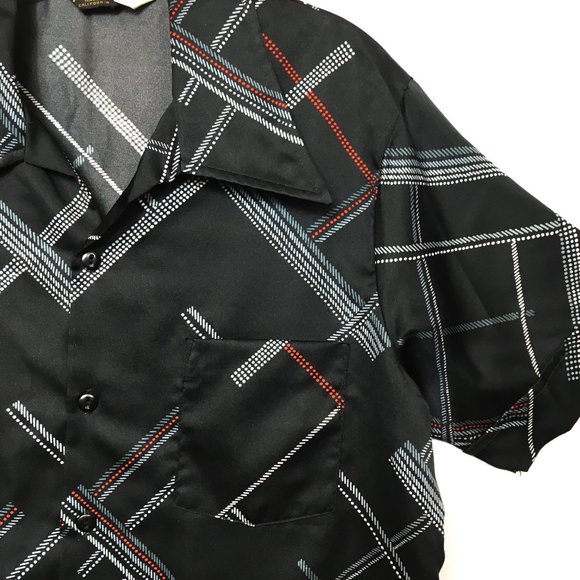 VTG 70’s Mr Jan Disco Poly Casual Shirt - Picture 5 of 8